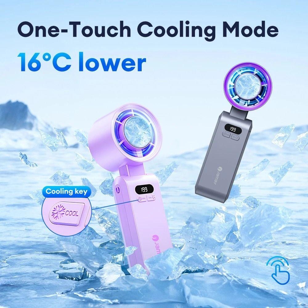 Foldable Handheld Cooling Fan Digital Display Powerful Turbo Fan USB Neck Fan for Outdoor Use фіолетовий
Foldable Handheld Cooling Fan Digital Display Powerful Turbo Fan USB Neck Fan for Outdoor Use фіолетовий