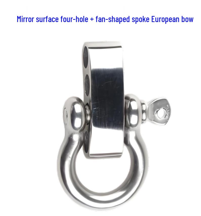 304 Stainless Steel Horseshoe Buckle for DIY Paracord Bracelets, Four-Hole Adjustable, Polished Finish.
304 Stainless Steel Horseshoe Buckle for DIY Paracord Bracelets, Four-Hole Adjustable, Polished Finish.