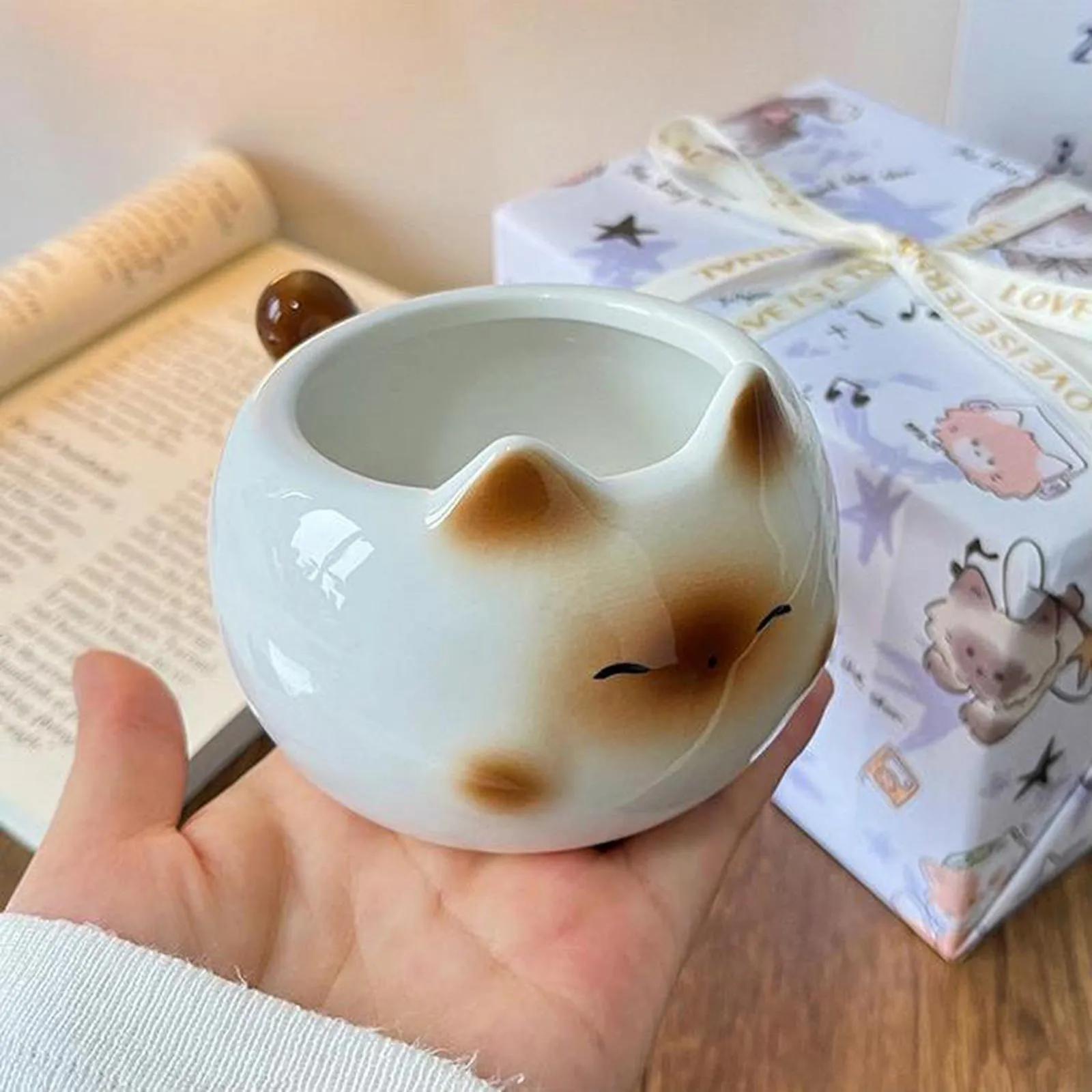 Retro Stacked Cup Siamese Cat Ceramic Coffee Cup Creative Design Girls Water Cup High Appearance Extra Large Roller Decoration 210ml
Retro Stacked Cup Siamese Cat Ceramic Coffee Cup Creative Design Girls Water Cup High Appearance Extra Large Roller Decoration 210ml