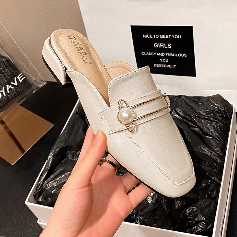2025 spring and summer new bag head half slippers women s outer wear Korean version thick heel sandals women s shoes large size 41-43 Muller shoes 43 абрикосовий
2025 spring and summer new bag head half slippers women s outer wear Korean version thick heel sandals women s shoes large size 41-43 Muller shoes 43 абрикосовий
