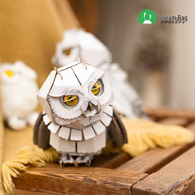 Mengbag 3D Snowy Owl Puzzle - Educational Interlocking Assembly Toy for Natural Science Learning.
Mengbag 3D Snowy Owl Puzzle - Educational Interlocking Assembly Toy for Natural Science Learning.