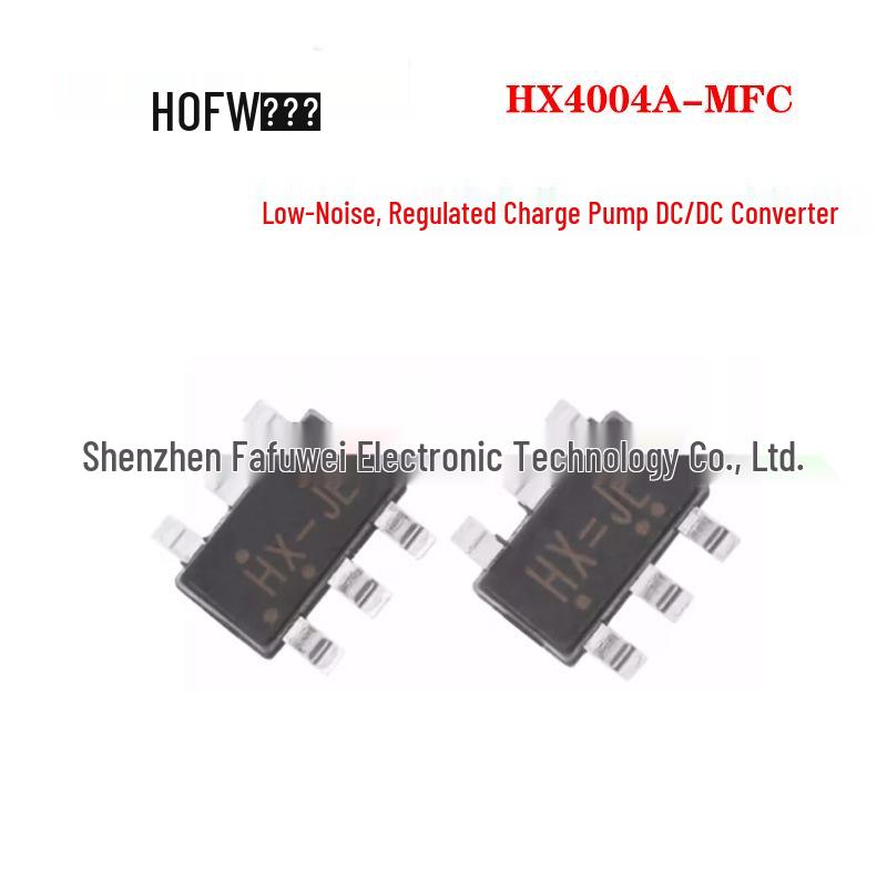 Hexinwei HX4004A-MFC Low Noise SOT23-6 Charge Pump Sample A-Type MFC
Hexinwei HX4004A-MFC Low Noise SOT23-6 Charge Pump Sample A-Type MFC