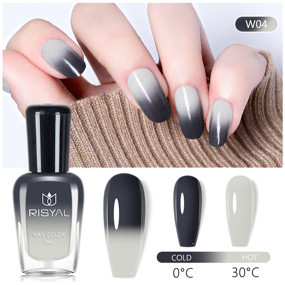 Набор лаков для ногтей с эффектом изменения температуры, без выпекания, быстросохнущий, неотслаивающийся, градиентный нейл-арт
Набор лаков для ногтей с эффектом изменения температуры, без выпекания, быстросохнущий, неотслаивающийся, градиентный нейл-арт