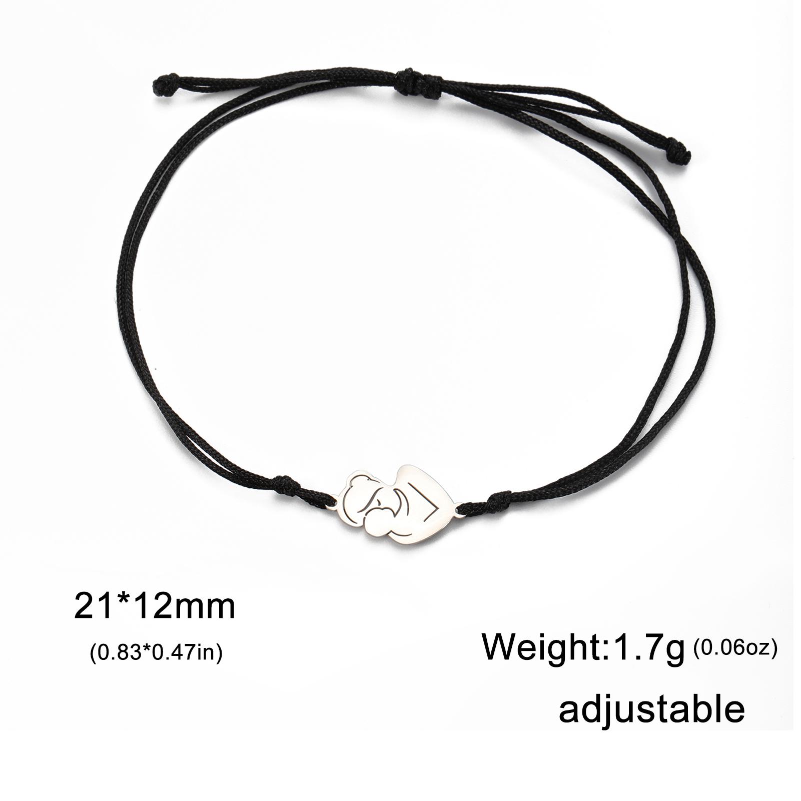 Cazador Stainless Steel Family Pregnant Mom Kid Charm Bracelet for Women Mother s Day Gift Wax Rope Bracelets Jewelry 2026 adjustable
Cazador Stainless Steel Family Pregnant Mom Kid Charm Bracelet for Women Mother s Day Gift Wax Rope Bracelets Jewelry 2026 adjustable