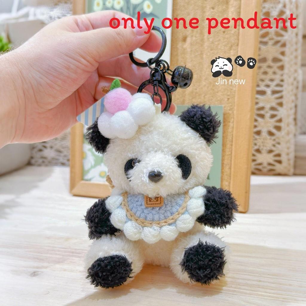 Cute Panda Plush Keychain With Scarf And Flower Decoration For Gift And Accessories
Cute Panda Plush Keychain With Scarf And Flower Decoration For Gift And Accessories