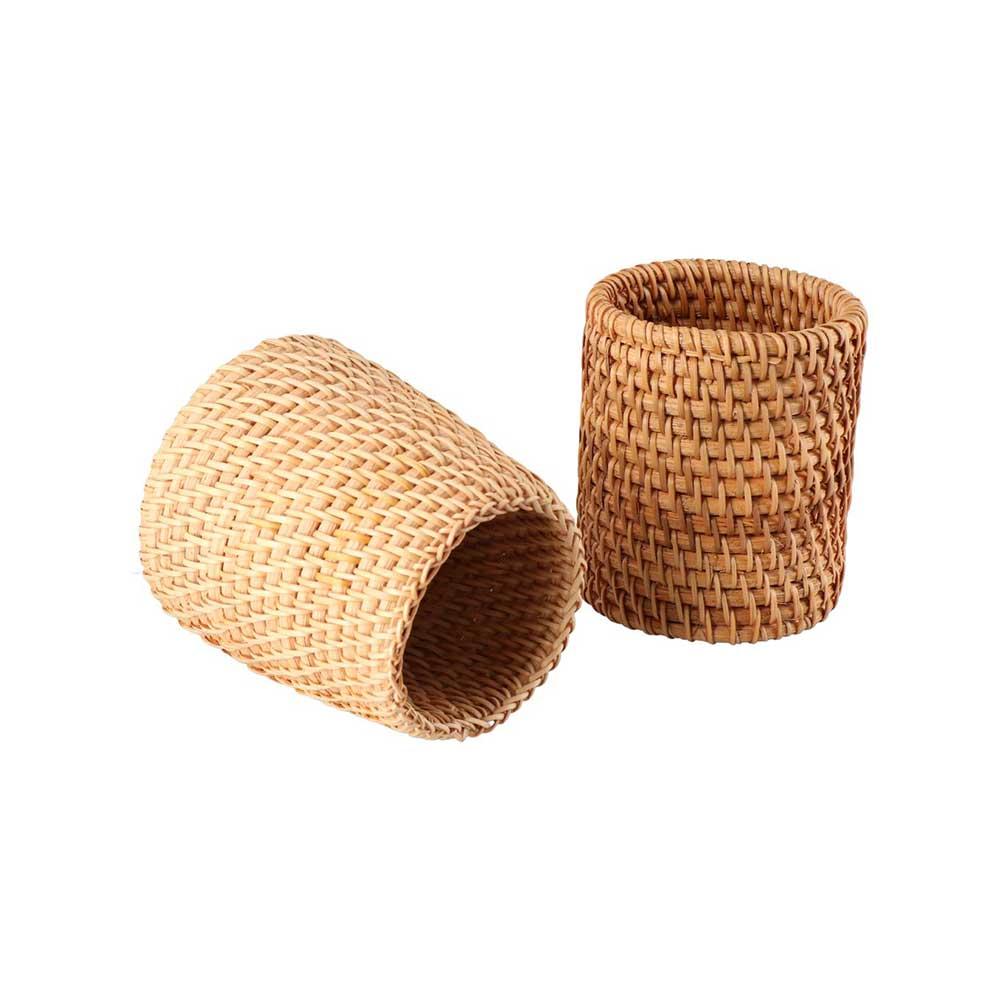Stationery Storage Hand Woven Pen Holder Cosmetic Holder Desktop Organizer Tableware Holder C
Stationery Storage Hand Woven Pen Holder Cosmetic Holder Desktop Organizer Tableware Holder C