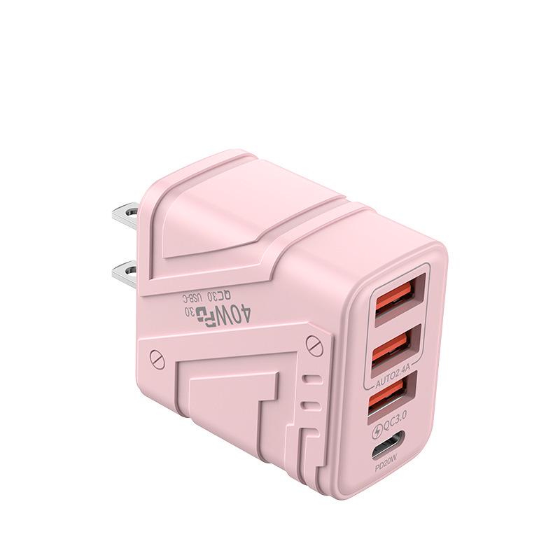 Mecha Style Multi-Port USB Fast Charger, 5V3A with Three USB-A and Type-C Ports for Android
Mecha Style Multi-Port USB Fast Charger, 5V3A with Three USB-A and Type-C Ports for Android