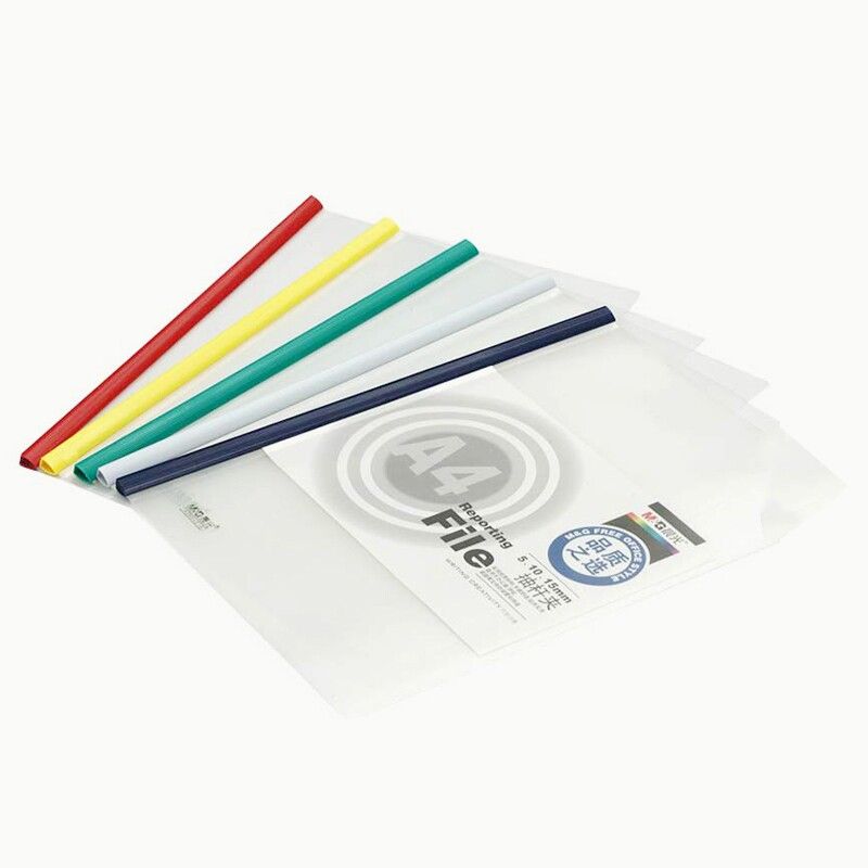M & G Stationery Slide Grip Report Cover A4 Bar File Folder Transparent Folder 5mm Narrow Rod Single Page File Adm94519 Mixed Colors Pack of 10
M & G Stationery Slide Grip Report Cover A4 Bar File Folder Transparent Folder 5mm Narrow Rod Single Page File Adm94519 Mixed Colors Pack of 10