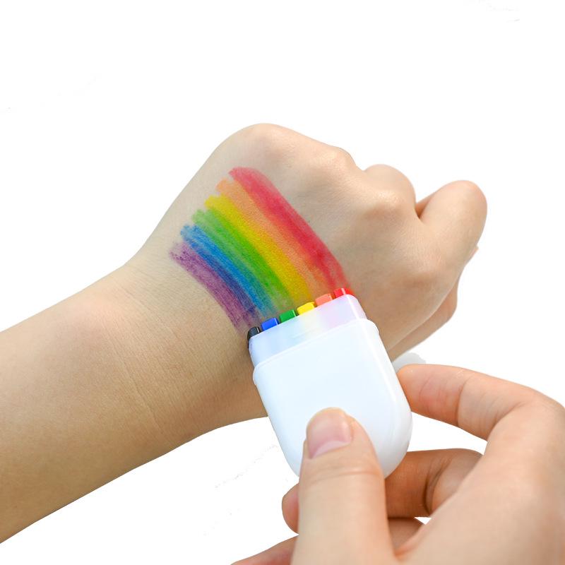 Rainbow 6-Color Face & Body Paint for Festivals and Parties
Rainbow 6-Color Face & Body Paint for Festivals and Parties