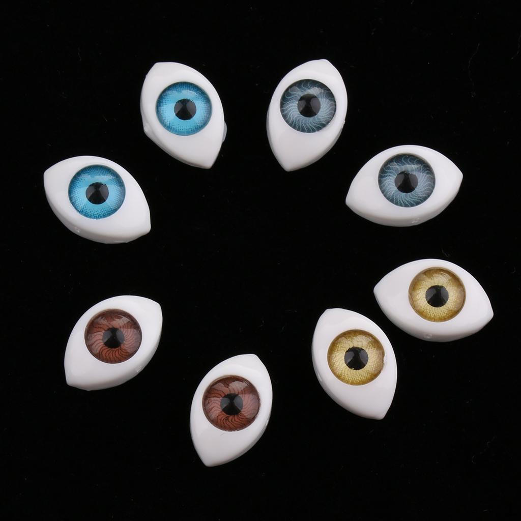 4 Color 8pcs Oval Plastic Eyes For Doll Mask DIY 6mm
4 Color 8pcs Oval Plastic Eyes For Doll Mask DIY 6mm