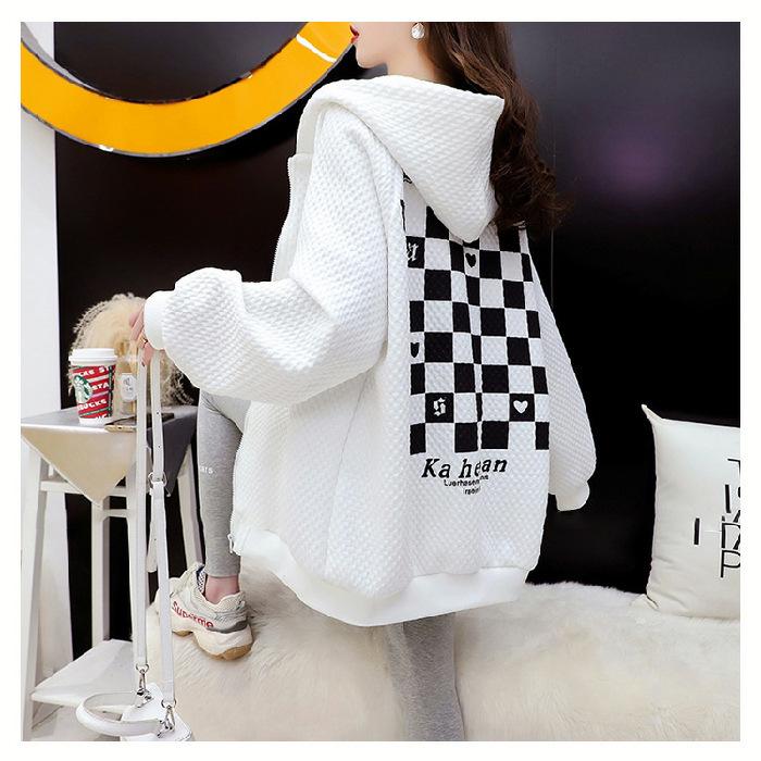Spring/Summer 2022 Women s Thin Plaid Print Hooded Jacket in White/Gray (200-300g) M (suggested under 100 jin) білий
Spring/Summer 2022 Women s Thin Plaid Print Hooded Jacket in White/Gray (200-300g) M (suggested under 100 jin) білий