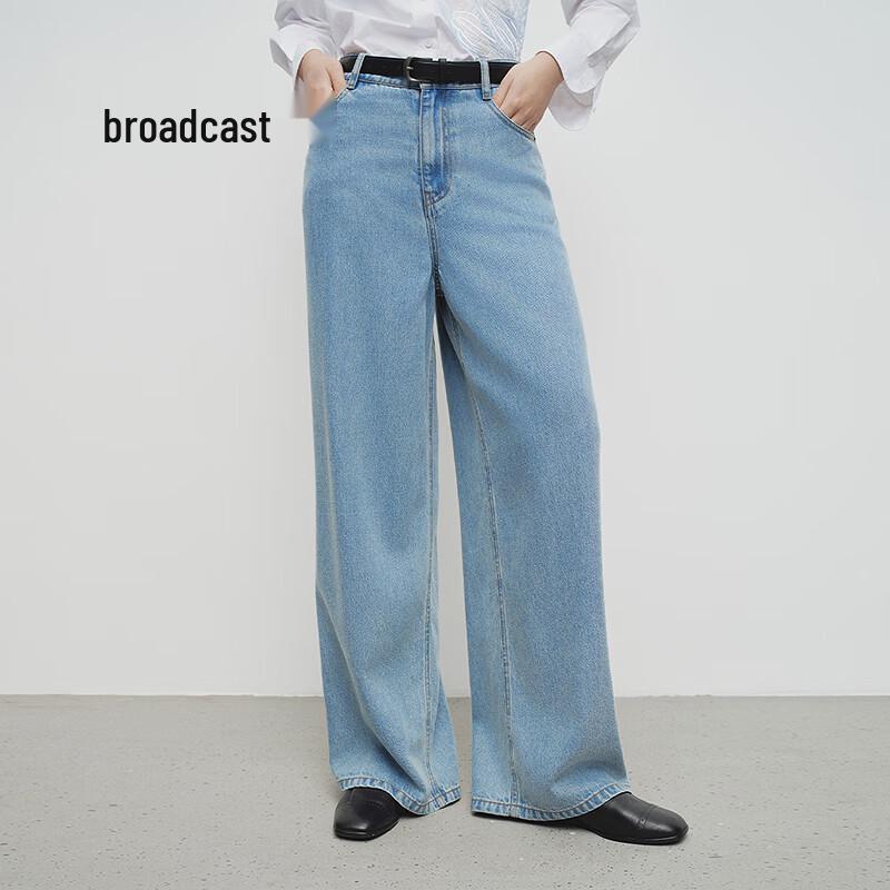 Broadcast Women s Baggy High-Waist Straight-Leg Jeans L
Broadcast Women s Baggy High-Waist Straight-Leg Jeans L