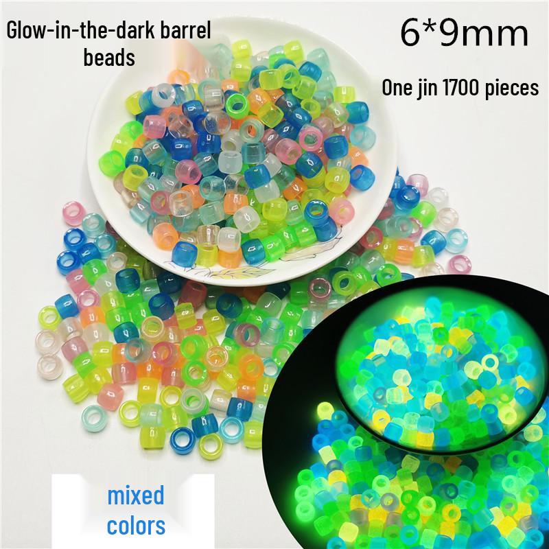 6x9mm Luminous Children s DIY Large Hole Barrel Beads for Bracelets, Necklaces, and Hair Tie Accessories 500 pieces
6x9mm Luminous Children s DIY Large Hole Barrel Beads for Bracelets, Necklaces, and Hair Tie Accessories 500 pieces