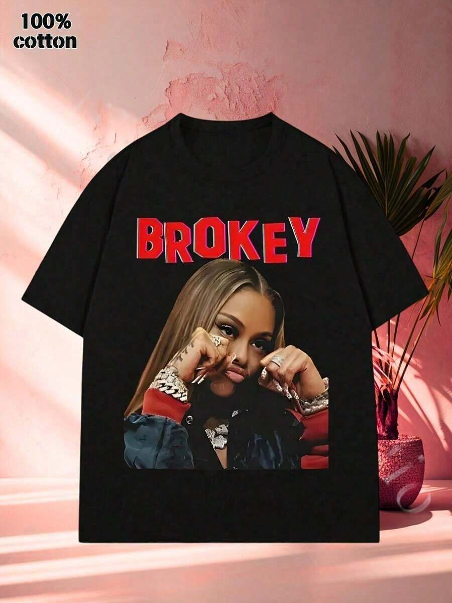 Brokey Graphic Print TShirt 100 Cotton Super Soft Breathable Crew Neck Tee Casual Summer S
Brokey Graphic Print TShirt 100 Cotton Super Soft Breathable Crew Neck Tee Casual Summer S