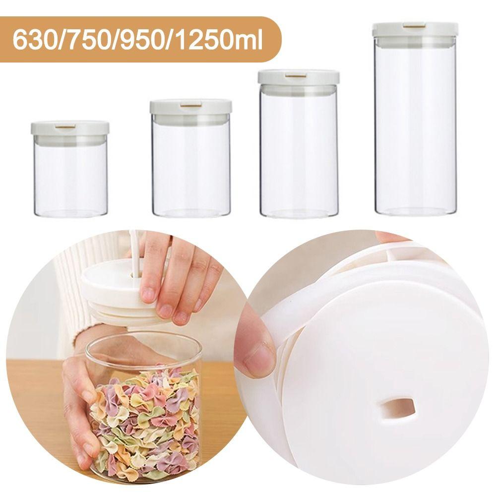 Transparent Tea Storage Glass Jar Cylindrical Sealing Food Container Kitchen Supplies
Transparent Tea Storage Glass Jar Cylindrical Sealing Food Container Kitchen Supplies