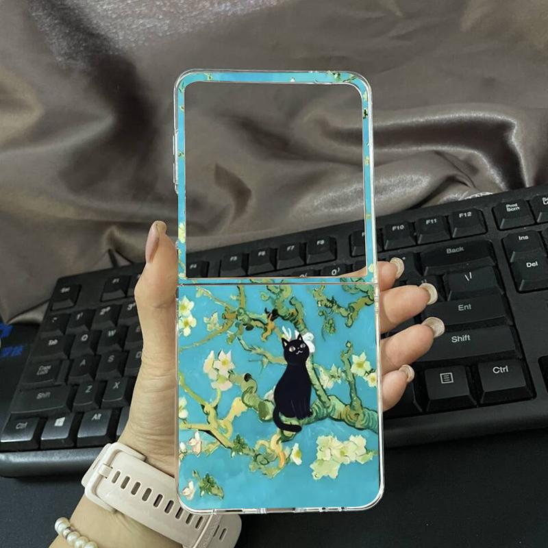 For Samsung Z Flip 7 Cute Black Cat Phone Case for Samsung Galaxy Z Flip 7 5G Clear Hard PC Folding Cover for Z Flip 7 Coque For Samsung ZFlip 7
For Samsung Z Flip 7 Cute Black Cat Phone Case for Samsung Galaxy Z Flip 7 5G Clear Hard PC Folding Cover for Z Flip 7 Coque For Samsung ZFlip 7