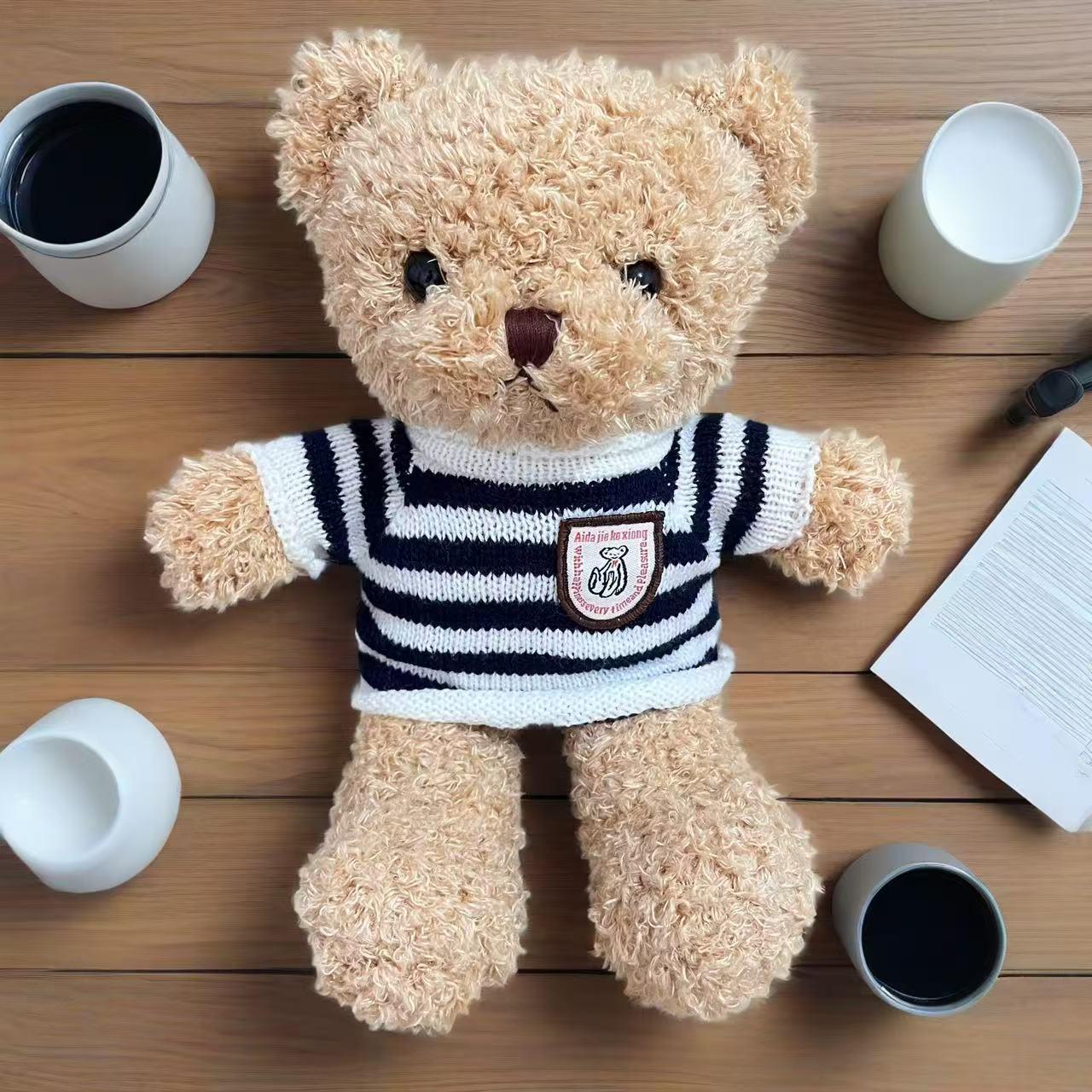 Плюшевий ведмедик у светрі - М яка плюшева іграшка для подарунків на день народження 30cm
Плюшевий ведмедик у светрі - М яка плюшева іграшка для подарунків на день народження 30cm