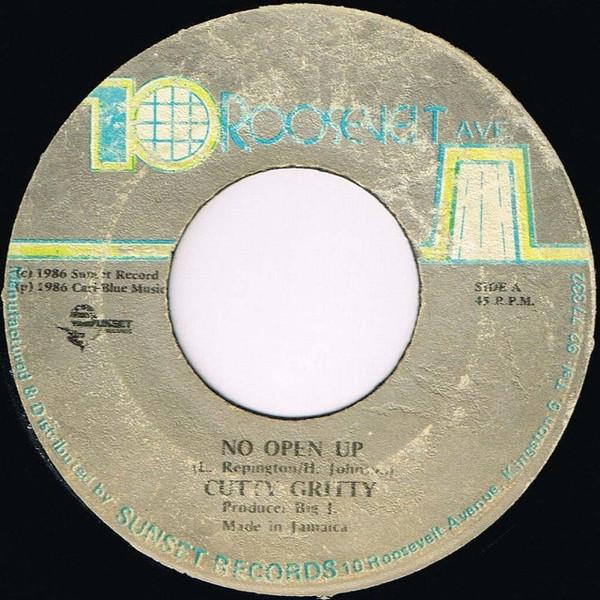 7inch Record CUTTY GRITTY No Open Up NONE 10 Roosevelt Av 1986 Jamaica Reggae Ska Dub Used
7inch Record CUTTY GRITTY No Open Up NONE 10 Roosevelt Av 1986 Jamaica Reggae Ska Dub Used