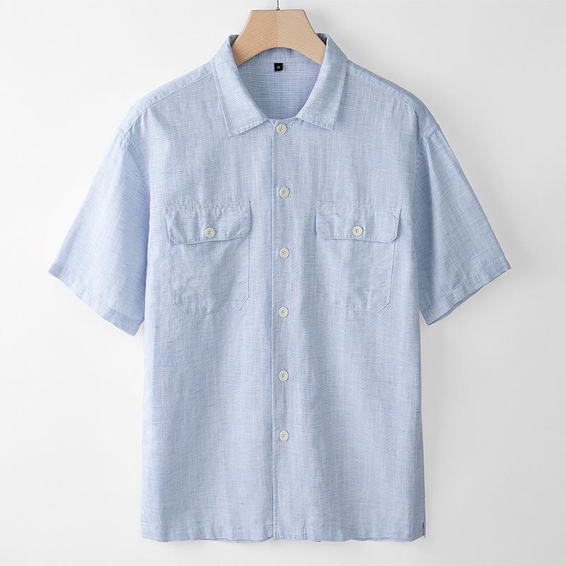 Men s Casual Cuban Collar Cotton Linen Short Sleeve Shirt 3XL (100-115 kg)
Men s Casual Cuban Collar Cotton Linen Short Sleeve Shirt 3XL (100-115 kg)
