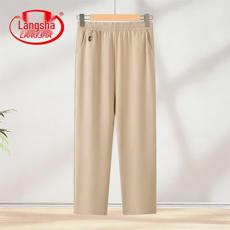 LangSha Women s Summer Thin Ice Silk Straight-Leg Pants 5XL
LangSha Women s Summer Thin Ice Silk Straight-Leg Pants 5XL