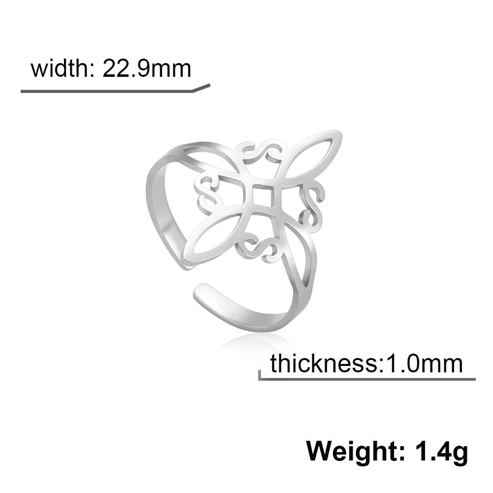 Teamer Irish Witch Knot Ring for Women Men Witchcraft Vintage Stainless Steel Ring Celticss Knot Wiccan Amulet Jewelry
Teamer Irish Witch Knot Ring for Women Men Witchcraft Vintage Stainless Steel Ring Celticss Knot Wiccan Amulet Jewelry