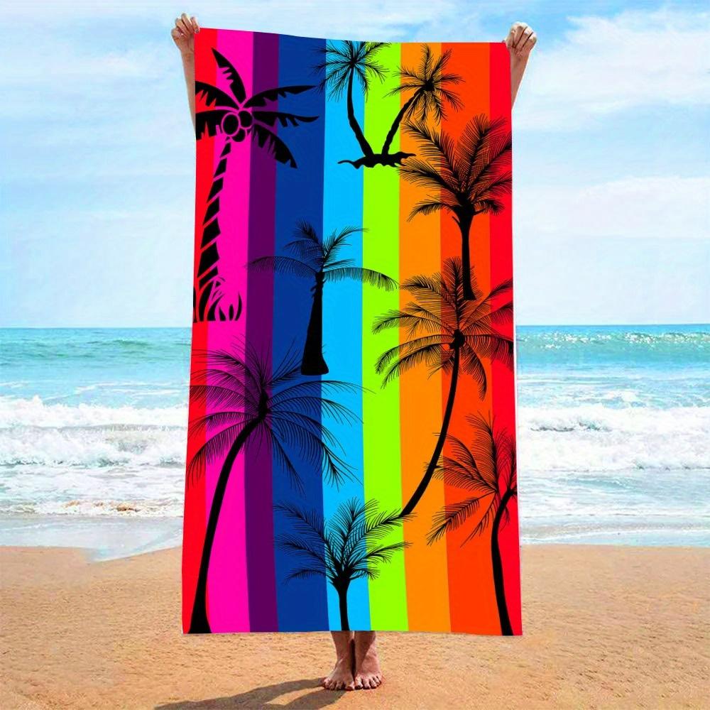 Palm tree pattern on stripes Sun protection and windproof Suitable for swimming pool camping travel beach blanket W40*H60(CM)
Palm tree pattern on stripes Sun protection and windproof Suitable for swimming pool camping travel beach blanket W40*H60(CM)