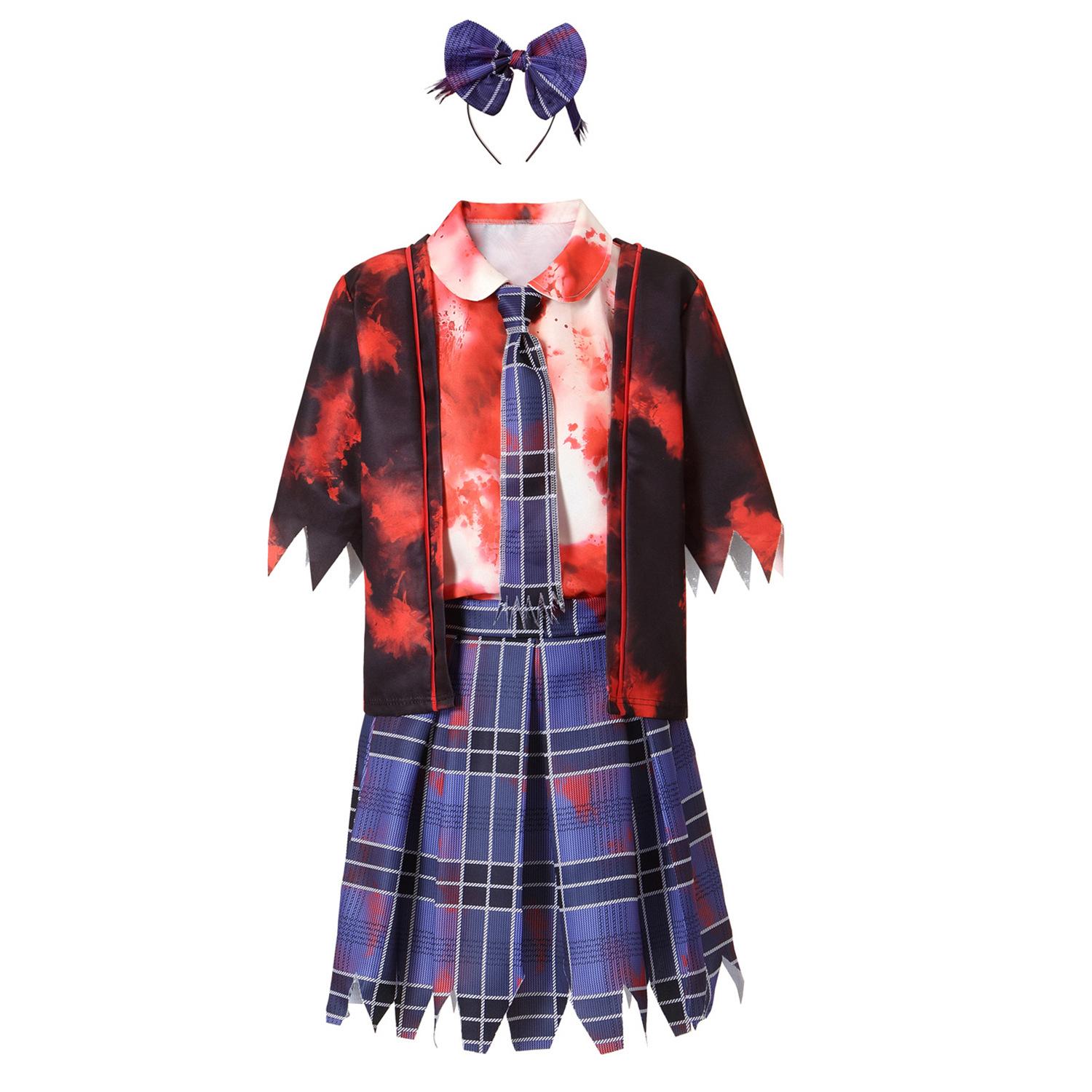 Новый костюм на Хэллоуин M-XL, окровавленная форма студента-зомби, окровавленная студенческая форма, ужасная форма студента-призрака XL
Новый костюм на Хэллоуин M-XL, окровавленная форма студента-зомби, окровавленная студенческая форма, ужасная форма студента-призрака XL