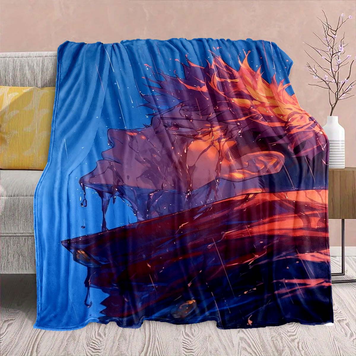 Jujutsu Kaisen Anime Flannel Blanket - Soft Warm Perfect for Sofa, Bedding Camping Travel Office Home Decor 75x90cm
Jujutsu Kaisen Anime Flannel Blanket - Soft Warm Perfect for Sofa, Bedding Camping Travel Office Home Decor 75x90cm