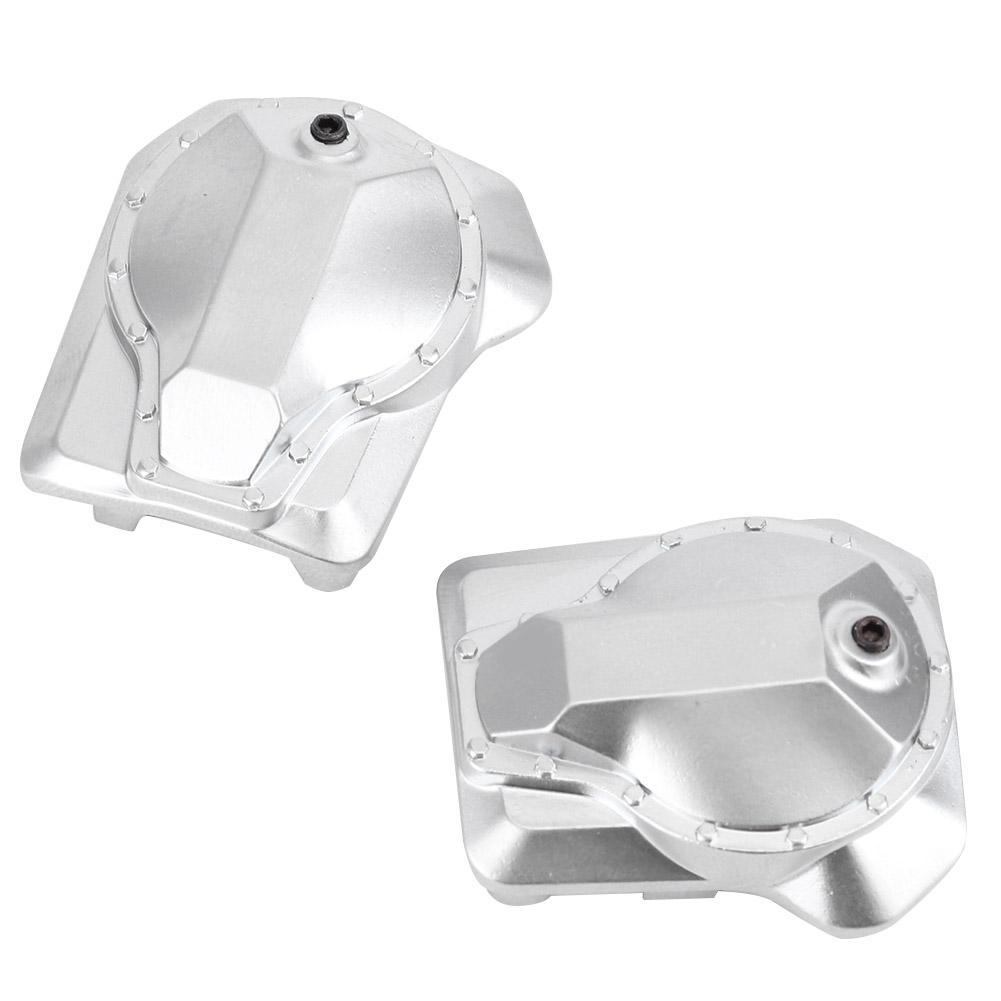 Metal Diff Cover Case Front Rear Drive Shaft Silver for Traxxas TRX4 1/10 RC Crawler Car
Metal Diff Cover Case Front Rear Drive Shaft Silver for Traxxas TRX4 1/10 RC Crawler Car
