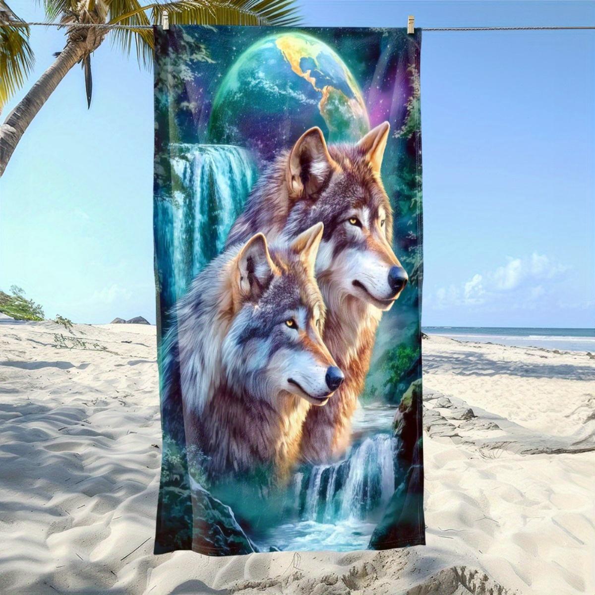 Wolves Galaxy Waterfall Beach Towel Patterned Sunscreen And Windproof Suitable For Swimming Pool Camping Travel Blanket W30*H60(CM)
Wolves Galaxy Waterfall Beach Towel Patterned Sunscreen And Windproof Suitable For Swimming Pool Camping Travel Blanket W30*H60(CM)