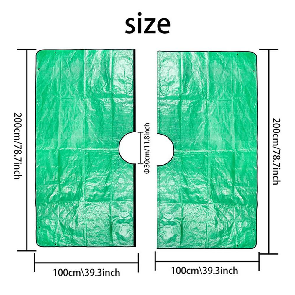 Landscaping Tarp Landscape Tarp For Trimming With 12 Inches Hole Waterproof Barrier With Four Corner Buckles Tree Pruning Cloth зелений
Landscaping Tarp Landscape Tarp For Trimming With 12 Inches Hole Waterproof Barrier With Four Corner Buckles Tree Pruning Cloth зелений