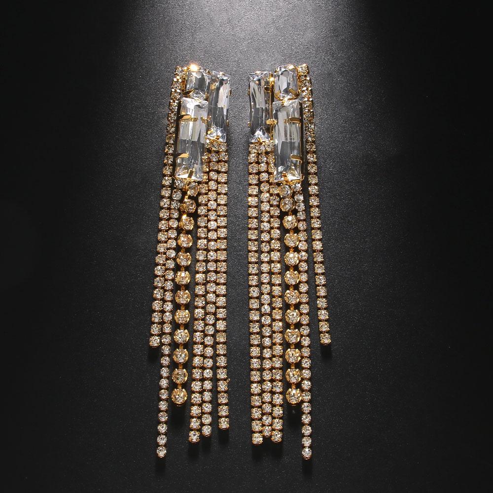 Rhinestone Accessories, Fashion High-End Fringed Earrings, Personalized Niche Design Earrings Women S Earrings золотий
Rhinestone Accessories, Fashion High-End Fringed Earrings, Personalized Niche Design Earrings Women S Earrings золотий