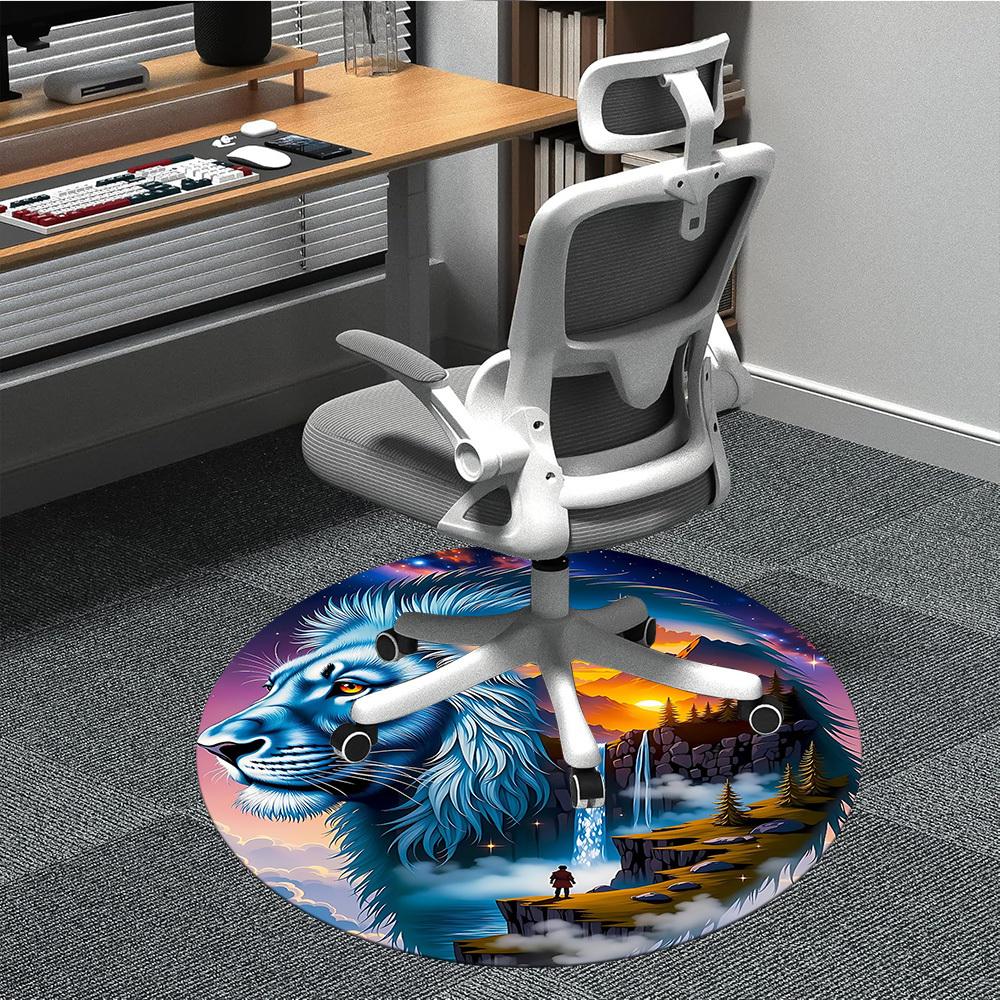 1pc Lion Landscape Chair Carpet for Office, Soft Comfortable Mat For Office, Living Room, Bedroom, Machine Washable Carpet yy251112129 80cm by 80cm
1pc Lion Landscape Chair Carpet for Office, Soft Comfortable Mat For Office, Living Room, Bedroom, Machine Washable Carpet yy251112129 80cm by 80cm