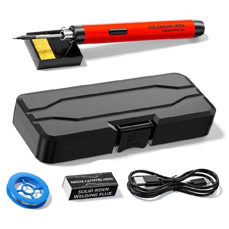 Portable Soldering Iron,Wireless Electric Soldering Iron Rechargeable Temperature Adjustment Welding Tool червоний
Portable Soldering Iron,Wireless Electric Soldering Iron Rechargeable Temperature Adjustment Welding Tool червоний