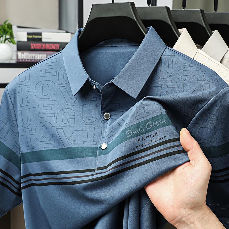 Men s Polo Shirt Lapel T-Shirt Summer Contrast Letter Print Short Sleeve Fashion Business Leisure Menswear 4XL синій
Men s Polo Shirt Lapel T-Shirt Summer Contrast Letter Print Short Sleeve Fashion Business Leisure Menswear 4XL синій