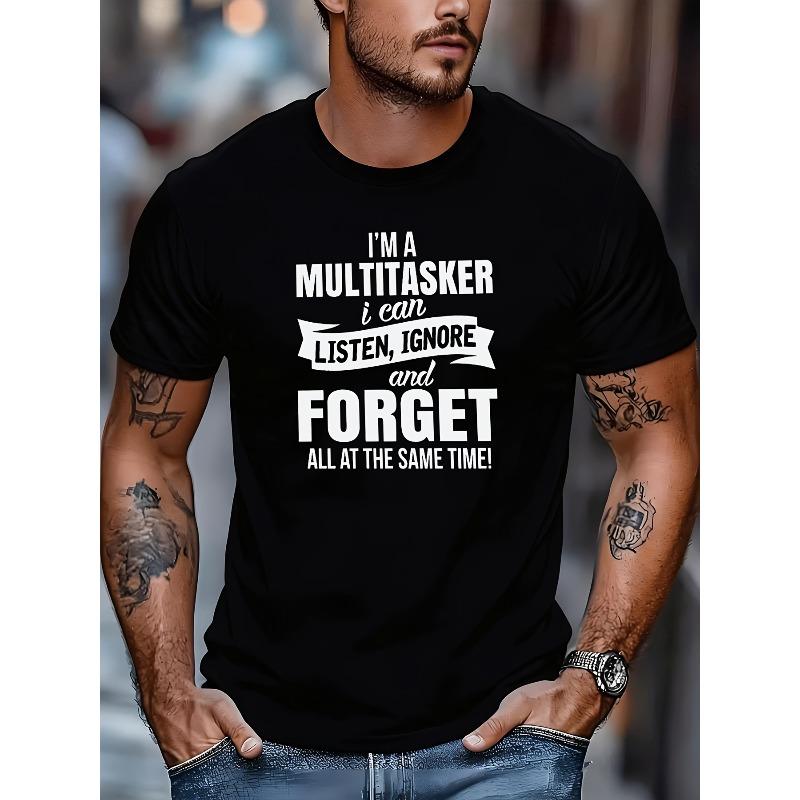 Mens Crew Neck Short Sleeve Tee Digital Print Cool Niche Slogan Pattern High Value Friendly Quick Dry Sporty Casual Versatile T - Shirt 4XL
Mens Crew Neck Short Sleeve Tee Digital Print Cool Niche Slogan Pattern High Value Friendly Quick Dry Sporty Casual Versatile T - Shirt 4XL