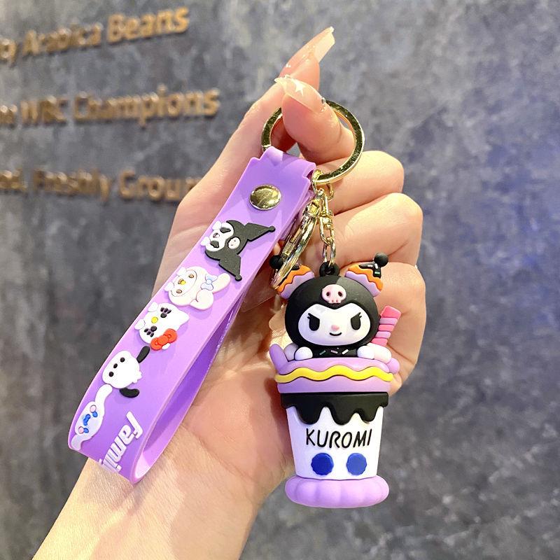Cartoon Cute Gothic s PVC Key Chain Bag Pendant Doll Rebellious Kuromi Pendant Car Key Chain for Boys Girls Birthday Gifts
Cartoon Cute Gothic s PVC Key Chain Bag Pendant Doll Rebellious Kuromi Pendant Car Key Chain for Boys Girls Birthday Gifts
