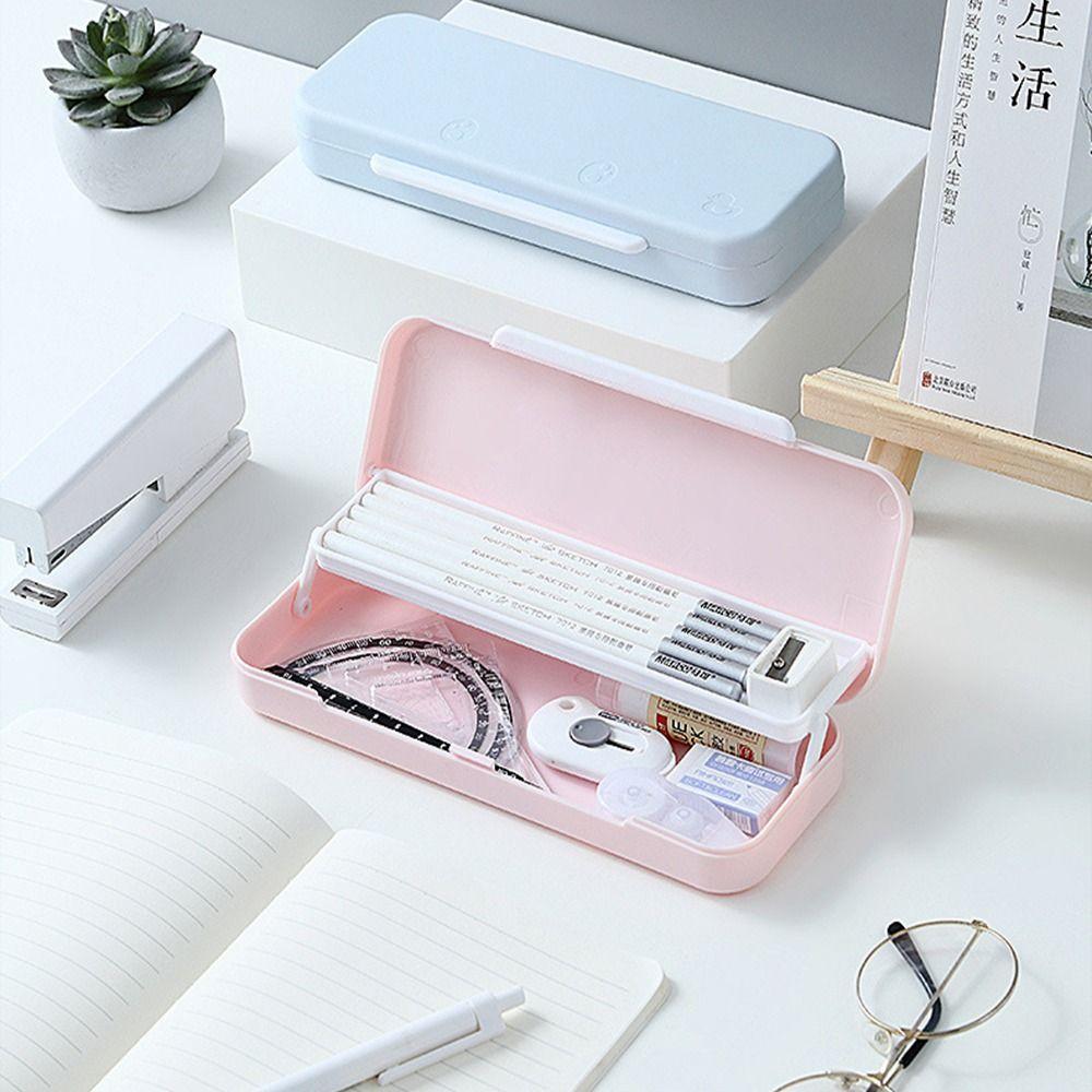 Student Stationery Double Layer Pen Case Pencil Case Box Stationery Organizer Desktop Storage Box жовтий
Student Stationery Double Layer Pen Case Pencil Case Box Stationery Organizer Desktop Storage Box жовтий