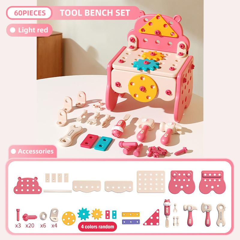 Educational Pretend Play Construction Children Home Toolbox Simulation Drill Screw Removal Puzzle Multi-Functional Assembly Toy
Educational Pretend Play Construction Children Home Toolbox Simulation Drill Screw Removal Puzzle Multi-Functional Assembly Toy