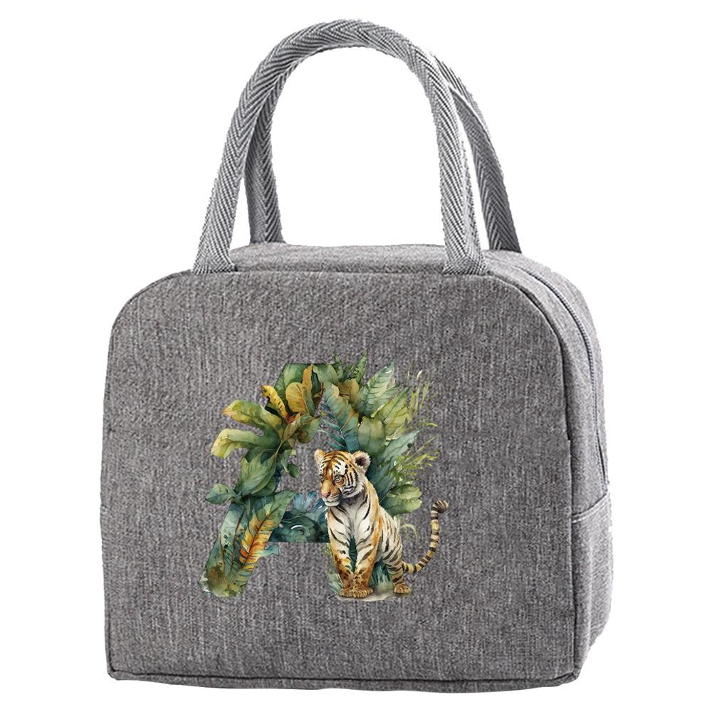 Portable Food Insulation for Traveling Jungle Tiger Letter Printing Box Picnic Waterproof Oxford Zipper Insulation Lunch Bag
Portable Food Insulation for Traveling Jungle Tiger Letter Printing Box Picnic Waterproof Oxford Zipper Insulation Lunch Bag