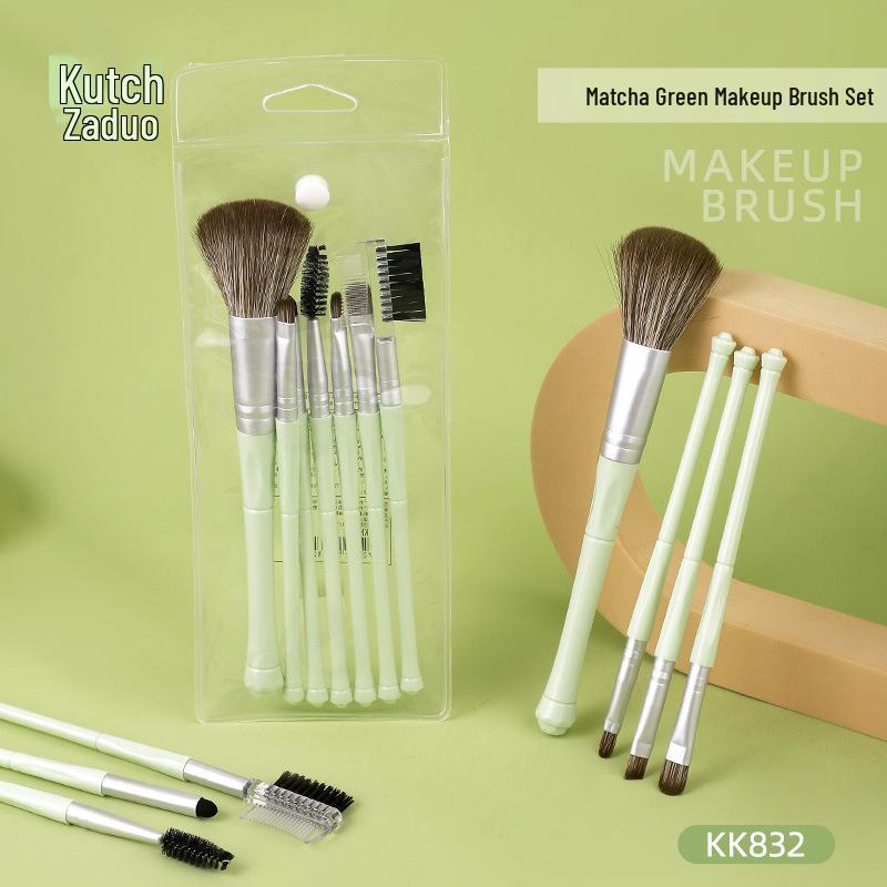 Kachidodo 7-Piece Makeup Brush Set: Soft Fiber Hair for Foundation, Powder, Eyeshadow & Eyebrow Application (Model KK832).
Kachidodo 7-Piece Makeup Brush Set: Soft Fiber Hair for Foundation, Powder, Eyeshadow & Eyebrow Application (Model KK832).