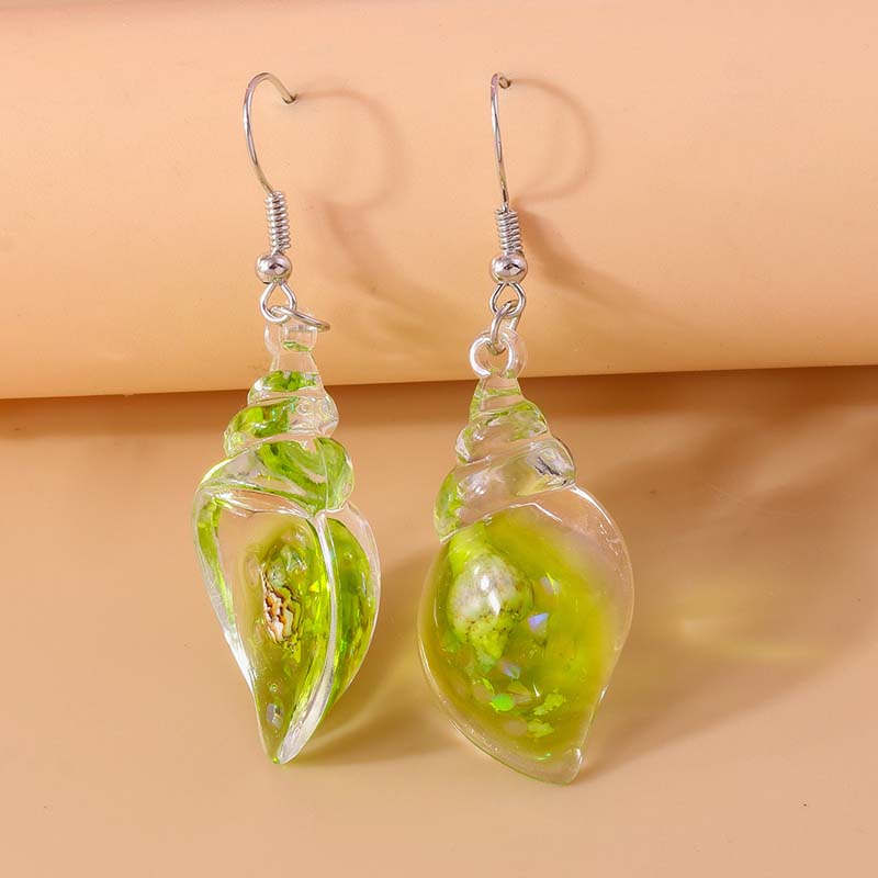 2026 New Arrival Colorful Resin Shell Conch Drop Earrings for Women Fashion Creative Glowing In The Dark Earrings Zircon Gifts Alloy зелений
2026 New Arrival Colorful Resin Shell Conch Drop Earrings for Women Fashion Creative Glowing In The Dark Earrings Zircon Gifts Alloy зелений