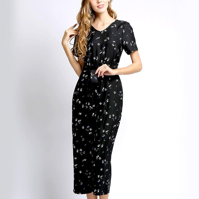 Цветочный комбинезон женский летний укороченный с V-образным вырезом и завязками на шее, с коротким рукавом Black 4XL
Цветочный комбинезон женский летний укороченный с V-образным вырезом и завязками на шее, с коротким рукавом Black 4XL