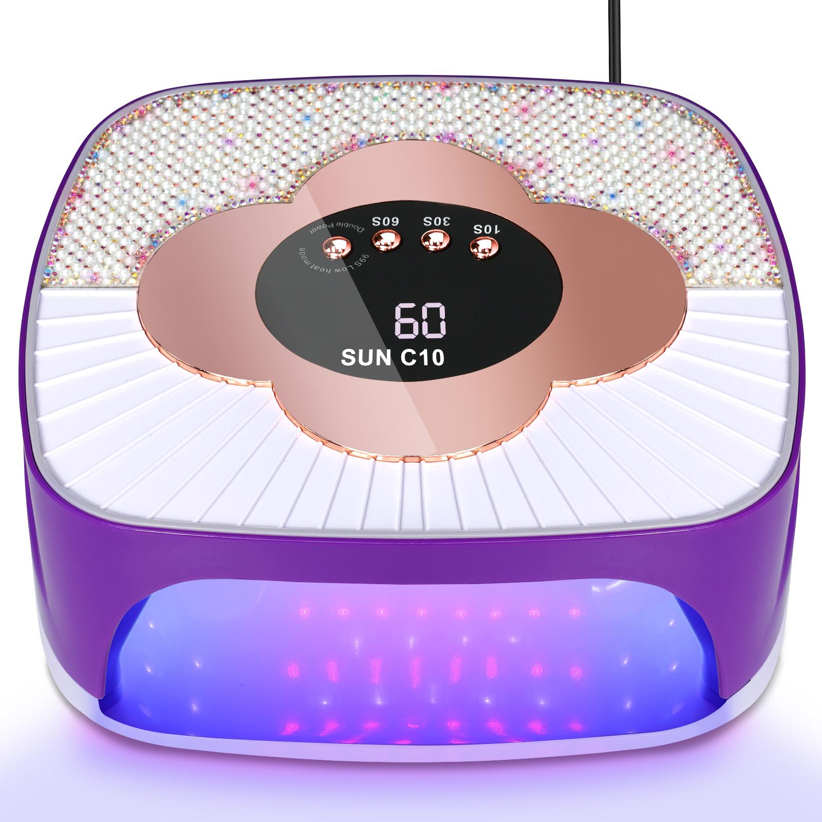 Professional 67 LED Nail Lamp Powerful UV Nail Lamps for Gel Polish with Timer and Automatic Sensor Manicure Salon Tool US фиолетовый
Professional 67 LED Nail Lamp Powerful UV Nail Lamps for Gel Polish with Timer and Automatic Sensor Manicure Salon Tool US фиолетовый