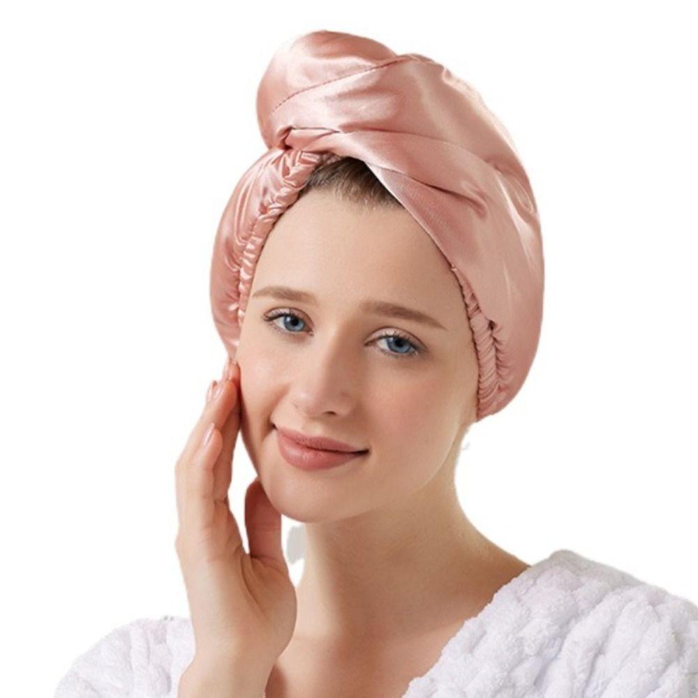 Water Absorption Dry Hair Towel Coral Fleece Thicken Shower Cap Satin Hair Drying Cap Women
Water Absorption Dry Hair Towel Coral Fleece Thicken Shower Cap Satin Hair Drying Cap Women