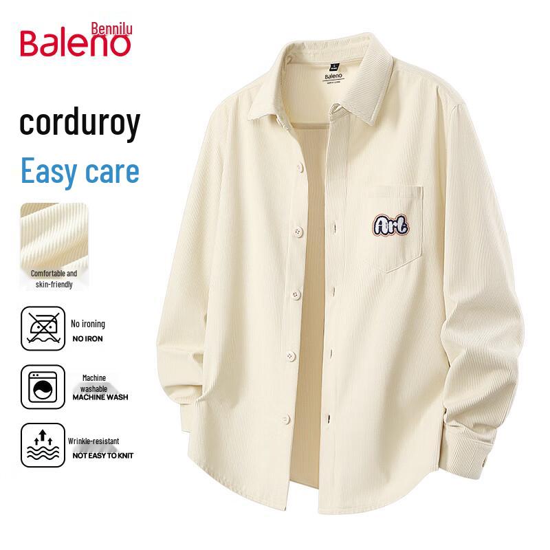 Baleno Men s Corduroy JPB Art Text Shirt Jacket M
Baleno Men s Corduroy JPB Art Text Shirt Jacket M