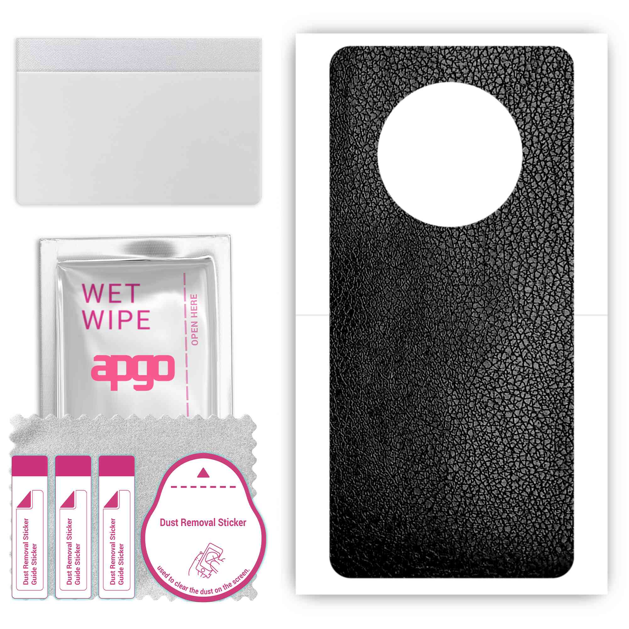 apgo Protective Skin Sticker for the back compatible with Huawei Mate 40E Pro, Wrap Film, Foil, Vinyl - Pattern Black Leather
apgo Protective Skin Sticker for the back compatible with Huawei Mate 40E Pro, Wrap Film, Foil, Vinyl - Pattern Black Leather