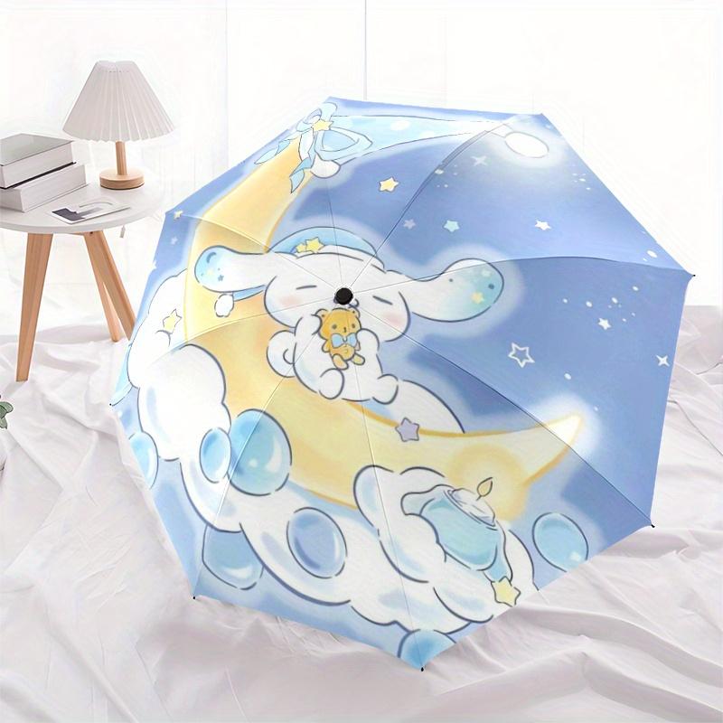 1pc Moon Cinnamoroll Cartoon Umbrella, Portable 3-Fold Compact Umbrella, Suitable for Camping, Hiking and Travel, Ideal Easter Birthday Gift for Famil
1pc Moon Cinnamoroll Cartoon Umbrella, Portable 3-Fold Compact Umbrella, Suitable for Camping, Hiking and Travel, Ideal Easter Birthday Gift for Famil