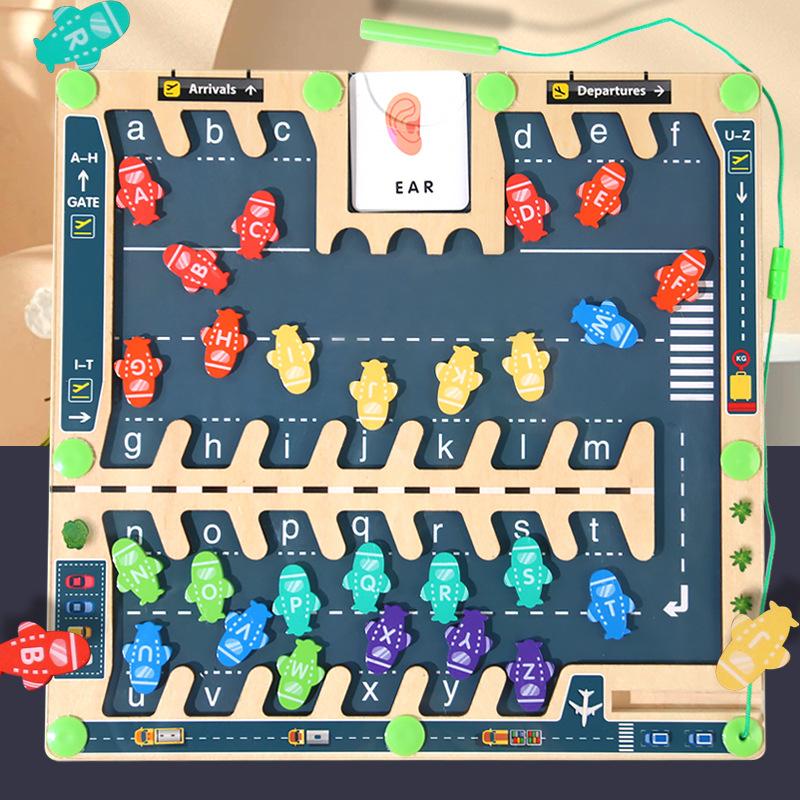 Preschool Alphabet Magnetic Wooden Brush Maze Mathematical Enlightenment Cognitive Educational Toys глубокий/синий
Preschool Alphabet Magnetic Wooden Brush Maze Mathematical Enlightenment Cognitive Educational Toys глубокий/синий