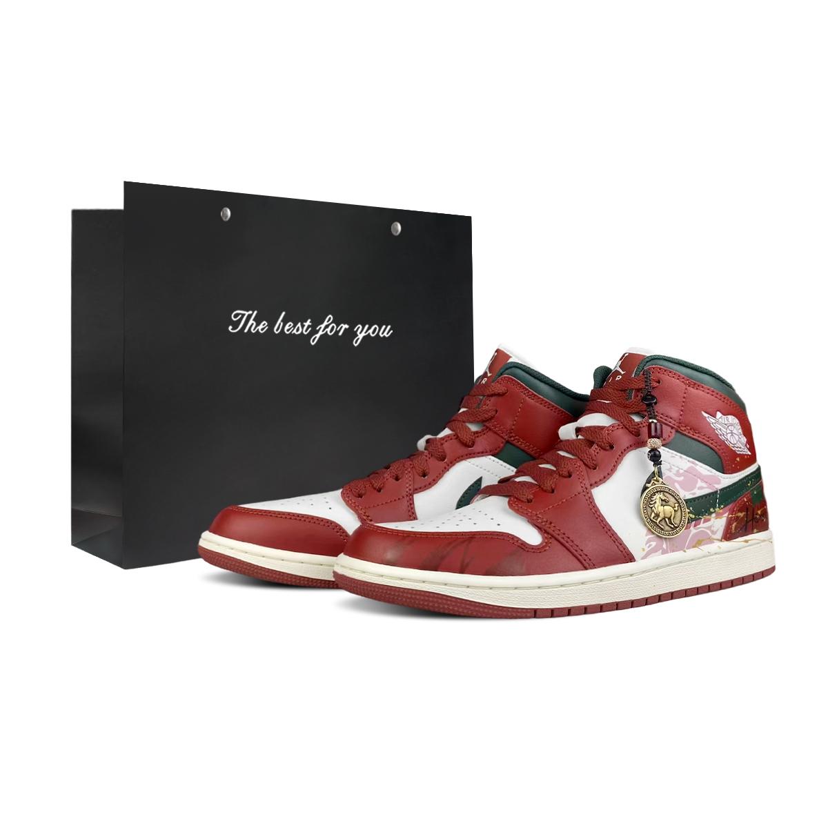 Jordan Air Jordan 1 Abrasion Resistant Abrasion Resistant Mid top Vintage Basketball Shoes Unisex Red White DQ8426-105(Team373-LD) 40
Jordan Air Jordan 1 Abrasion Resistant Abrasion Resistant Mid top Vintage Basketball Shoes Unisex Red White DQ8426-105(Team373-LD) 40